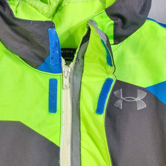 Under Armour Infrared hooded winter jacket youth size YL multi- colour - Picture 11 of 16